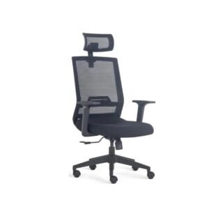 Cadeira presidente tela  - com apoio de cabeça - modelo Volt - FK - Image 3