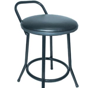 Banqueta baixa tubo 3/4 estofada
