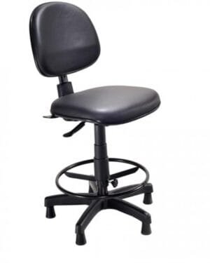 Cadeira caixa alta ergonômica NR17 backsysten sem braços